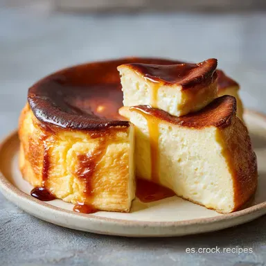 Tarta De Queso Vasca Estilo La Vi&ntilde;a: 55 Min Tarjeta de receta