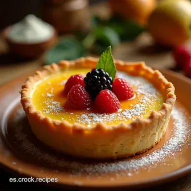 Tarta Acogedora El Sabor Secreto de 6 Degrees caf Cozy Tarjeta de receta