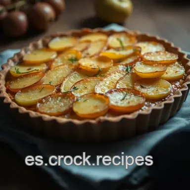 Tarta R&uacute;stica de Papa: &iexcl;Receta F&aacute;cil y Deliciosa!🥔🧀 Tarjeta de receta
