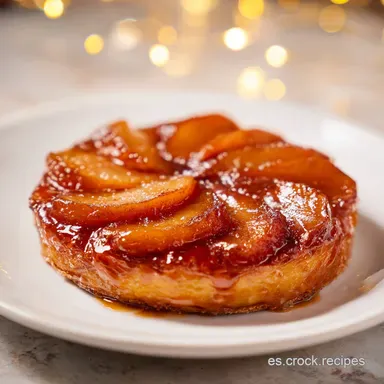 Tarta Tatin de Peras en 55 Minutos: Peras Caramelizadas Tarjeta de receta