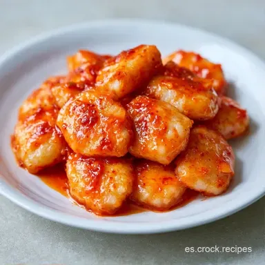 Tteokbokki Rosé Cremoso en 35 Minutos Tarjeta de receta