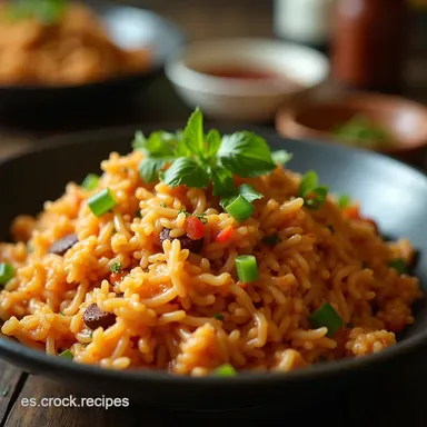 Wok de Arroz Integral y Verduras 35 Minutos de Sabor Fresco Tarjeta de receta