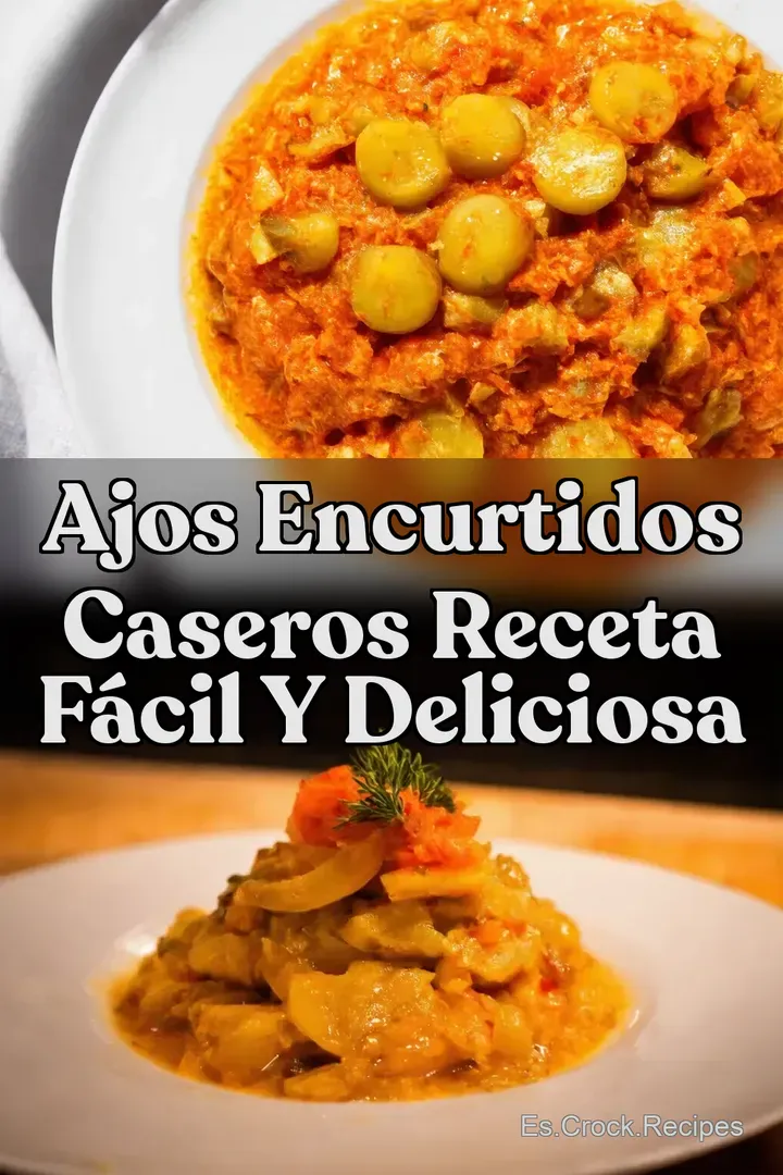 Ajos Encurtidos Caseros Receta F&aacute;cil y Deliciosa