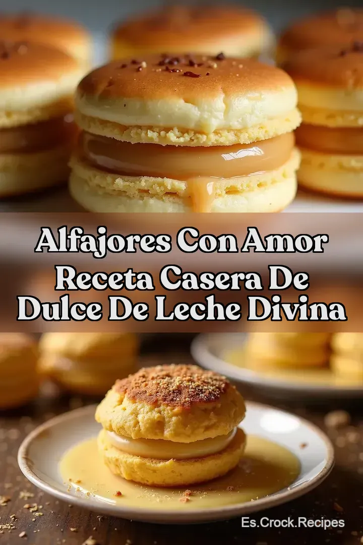 Alfajores con Amor Receta Casera de Dulce de Leche Divina