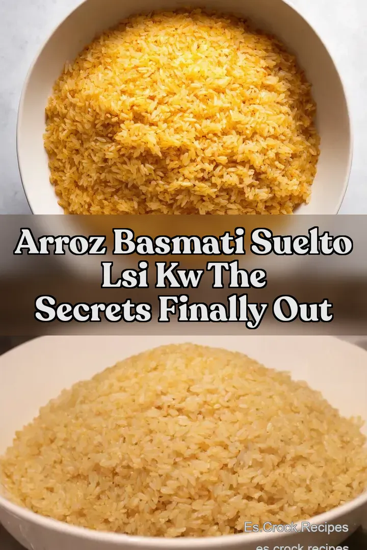 Arroz Basmati Suelto LSI kw The Secrets finally out