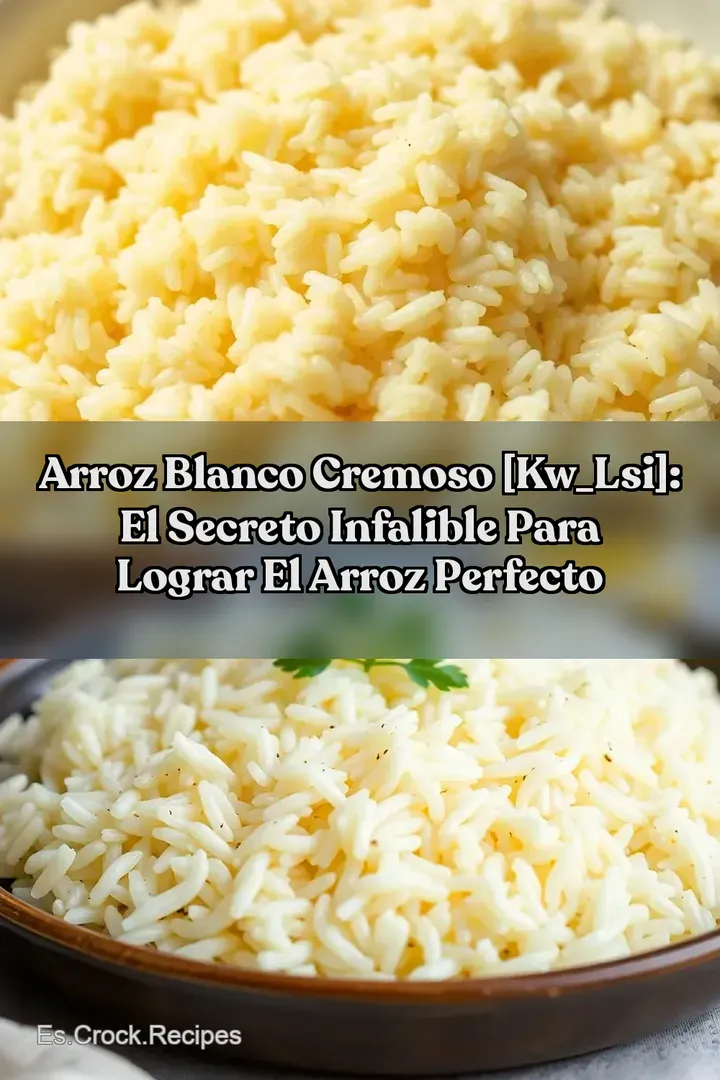 Arroz Blanco Cremoso [kw_lsi]: El Secreto Infalible Para Lograr el Arroz Perfecto