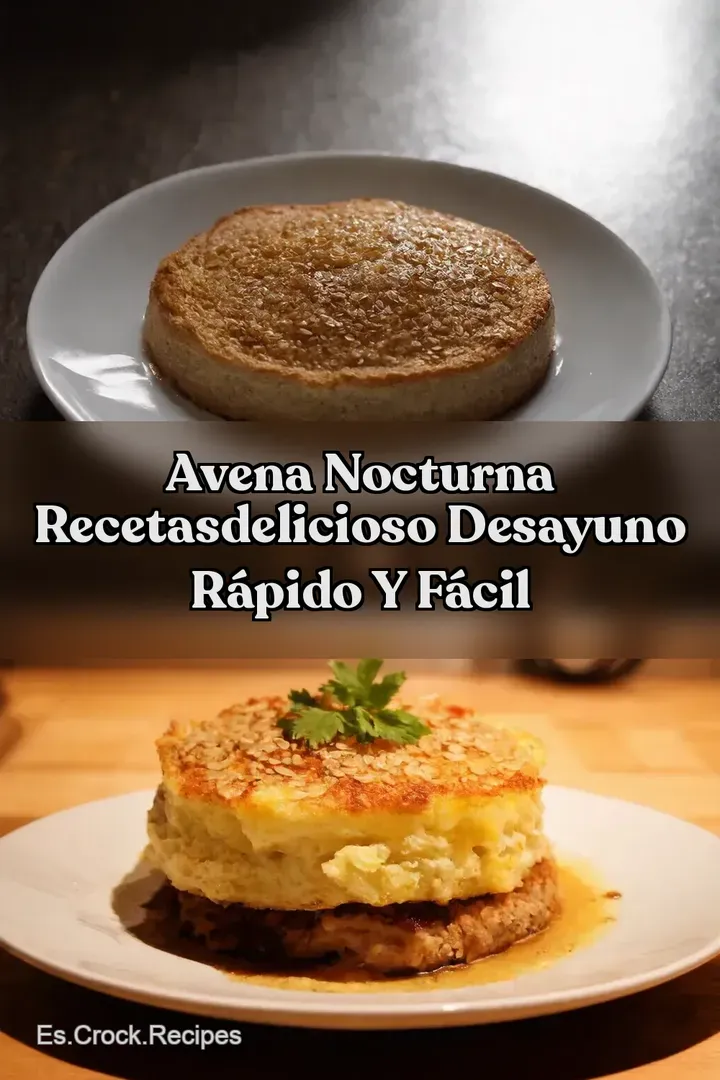 Avena Nocturna RecetasDelicioso Desayuno R&aacute;pido y F&aacute;cil