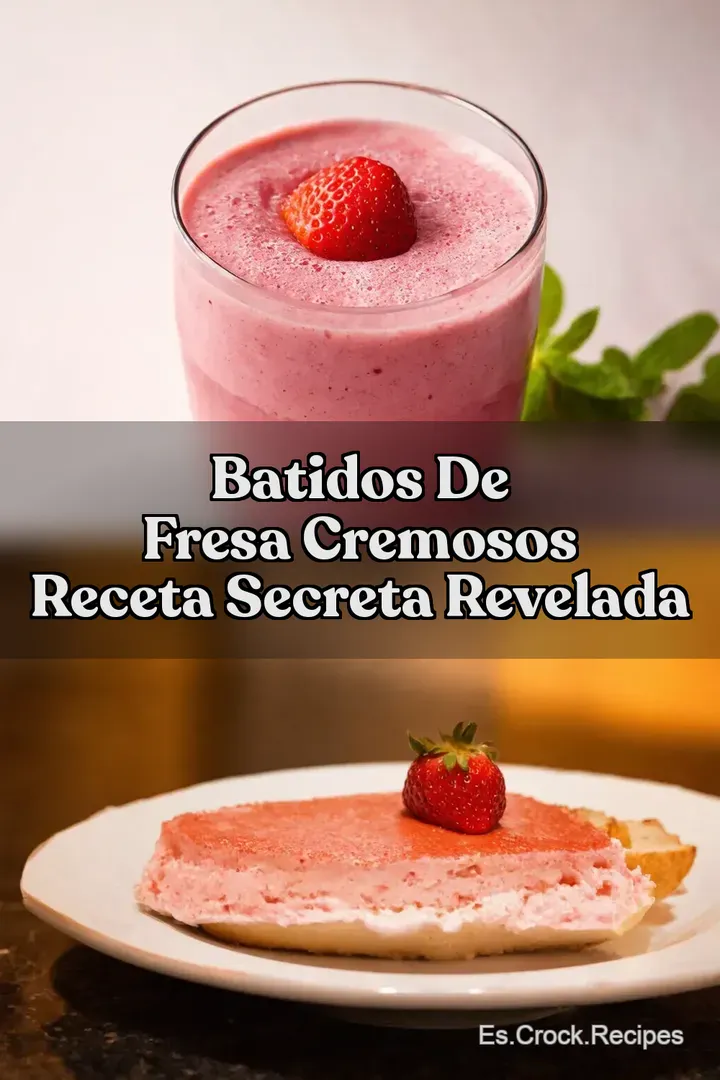 Batidos de Fresa Cremosos Receta Secreta Revelada