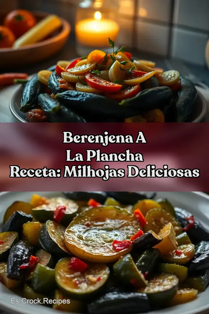 Berenjena a la plancha receta: Milhojas Deliciosas