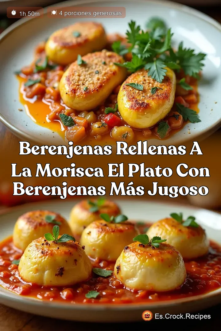 Berenjenas Rellenas a la Morisca El Plato con Berenjenas M&aacute;s Jugoso