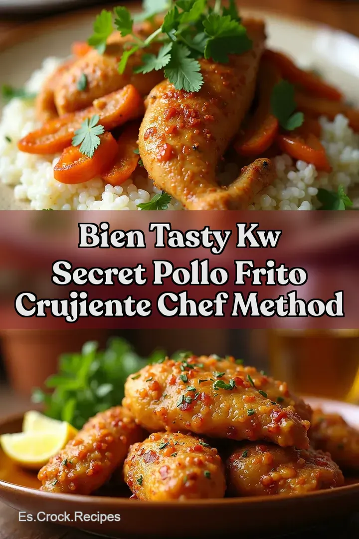 Bien Tasty kw Secret Pollo Frito Crujiente Chef Method