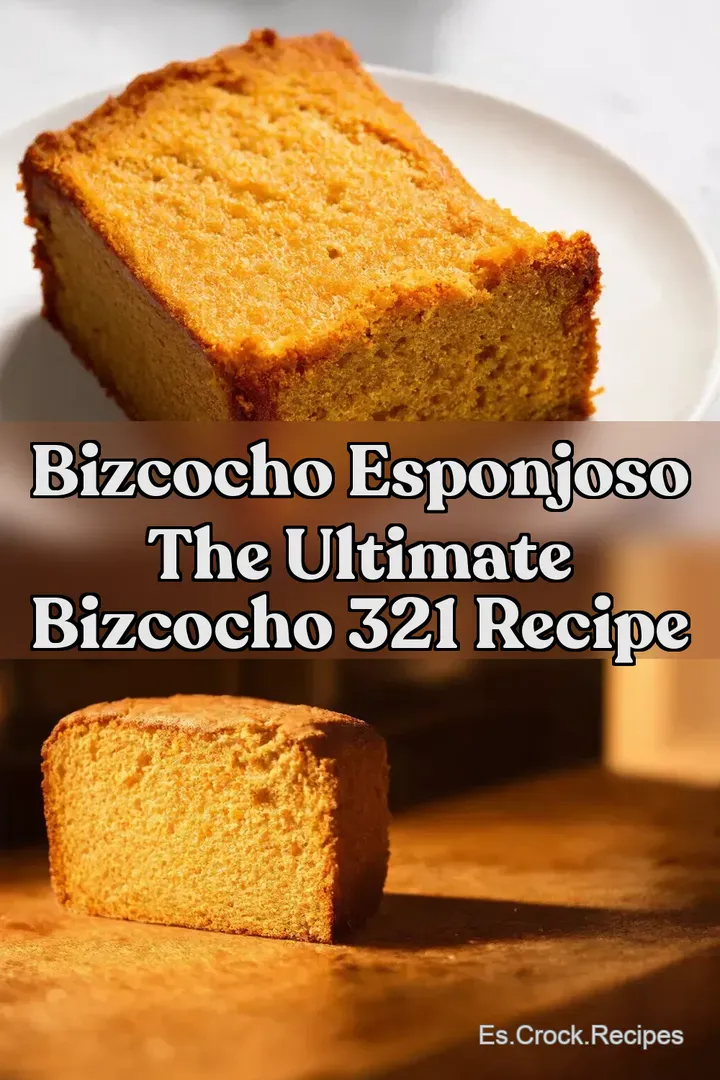 Bizcocho Esponjoso The Ultimate Bizcocho 321 Recipe