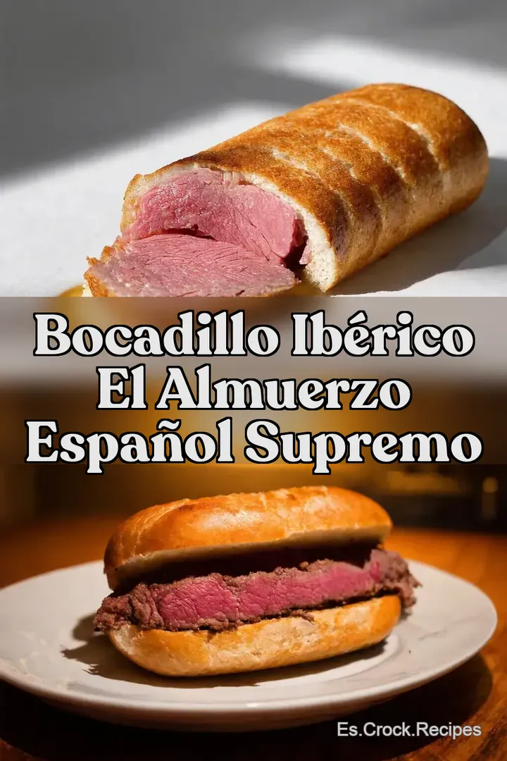 Bocadillo Ib&eacute;rico El Almuerzo Espa&ntilde;ol Supremo