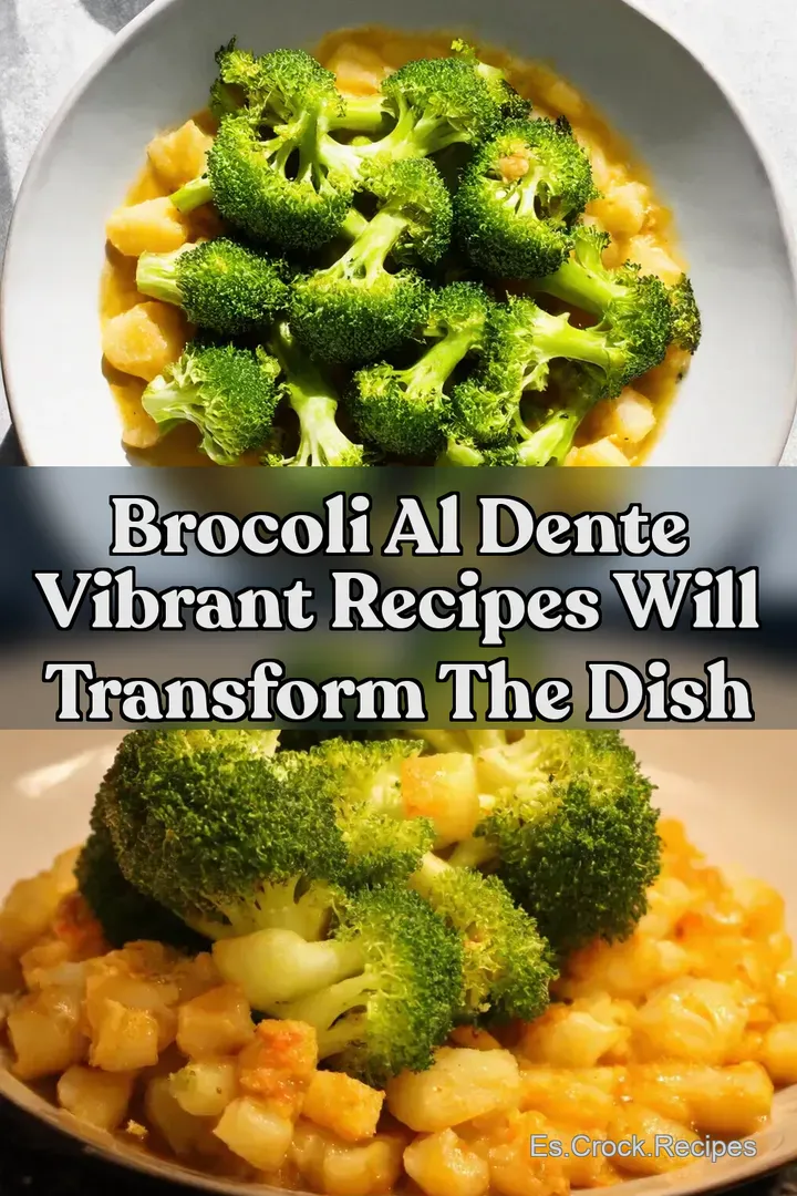 Brocoli Al Dente Vibrant Recipes Will Transform The Dish