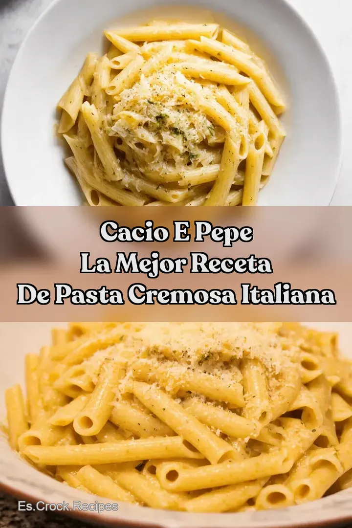 Cacio e Pepe LA MEJOR RECETA DE PASTA Cremosa Italiana
