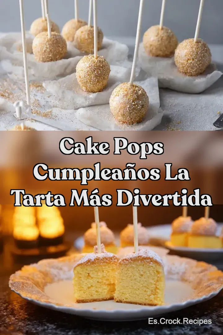 Cake Pops Cumplea&ntilde;os La Tarta M&aacute;s Divertida