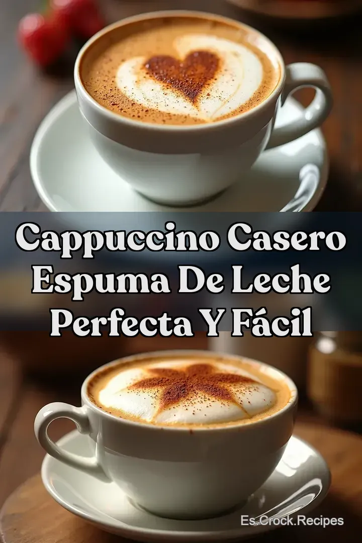 Cappuccino Casero Espuma de Leche Perfecta y F&aacute;cil