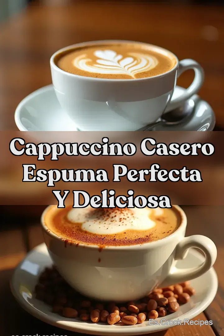 Cappuccino Casero Espuma Perfecta y Deliciosa
