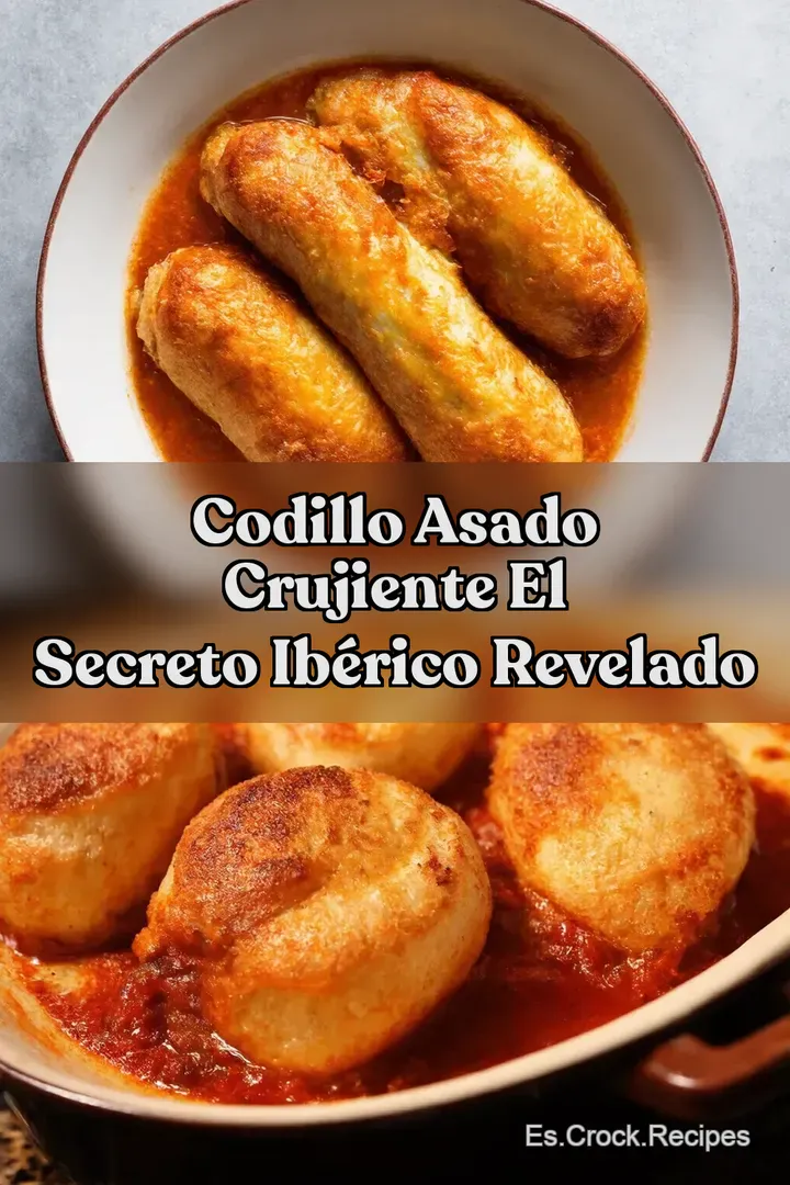 Codillo Asado Crujiente El Secreto Ib&eacute;rico Revelado