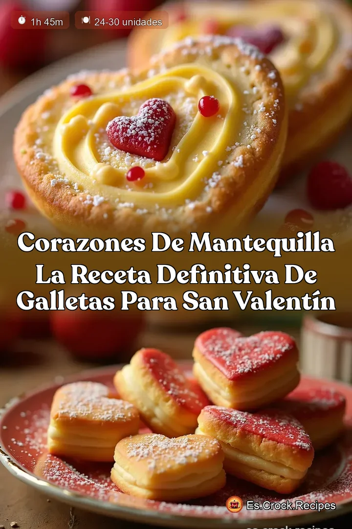 Corazones de Mantequilla La Receta Definitiva de Galletas para San Valent&iacute;n