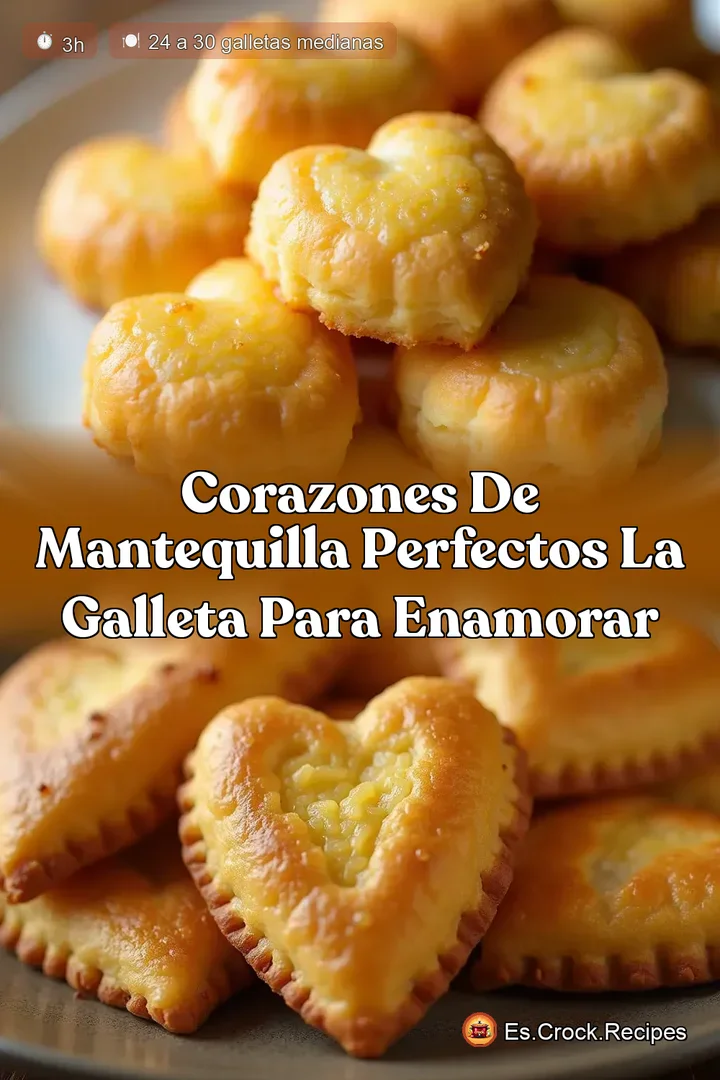 Corazones de Mantequilla Perfectos La Galleta para Enamorar