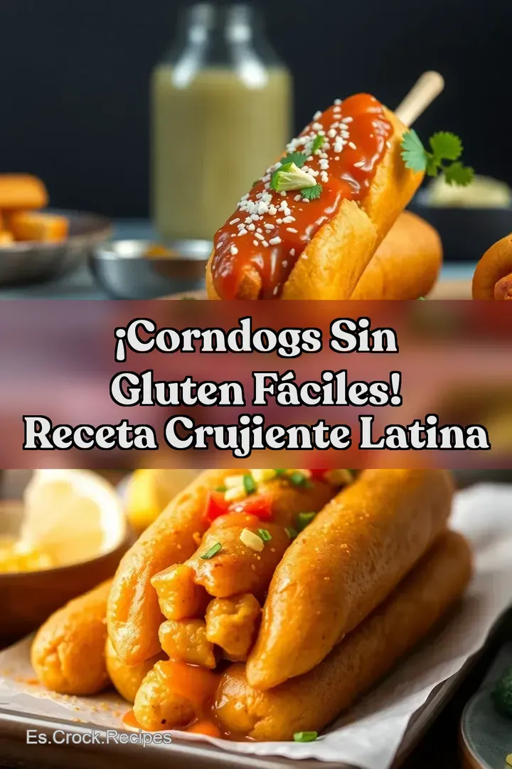 &iexcl;Corndogs Sin Gluten F&aacute;ciles! Receta Crujiente Latina