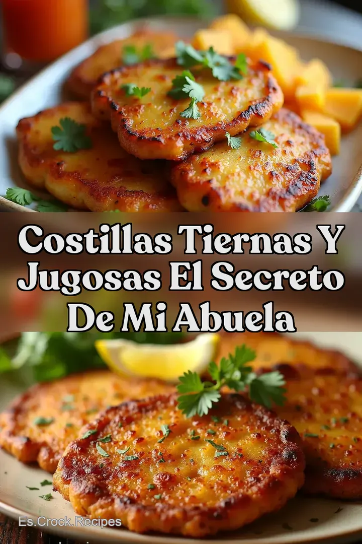 Costillas Tiernas y Jugosas El Secreto de mi Abuela