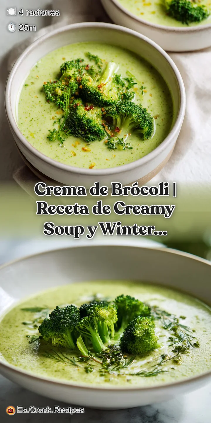 Close-up of velvety green broccoli soup, showcasing its luscious texture with a creamy swirl and fresh garnish.