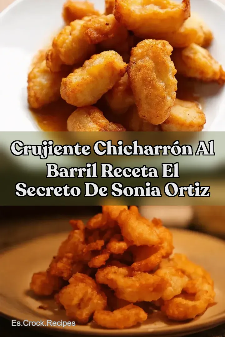 Crujiente Chicharr&oacute;n al Barril Receta El Secreto de Sonia Ortiz
