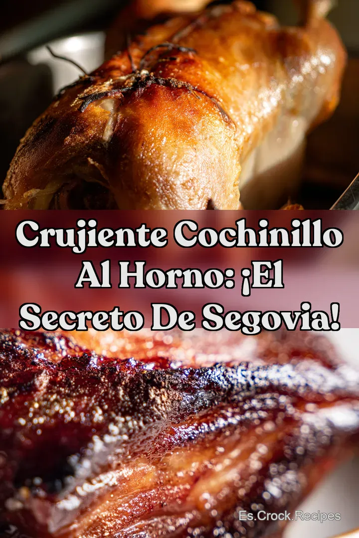 Crujiente Cochinillo al Horno: &iexcl;El Secreto de Segovia!