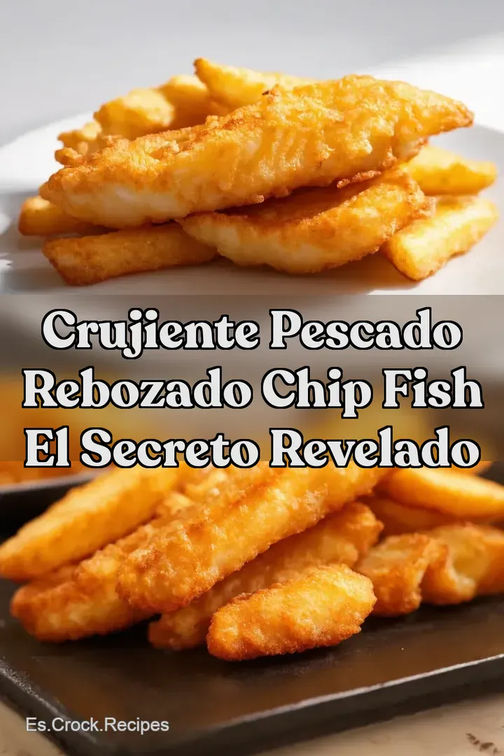 Crujiente Pescado Rebozado chip fish El Secreto Revelado