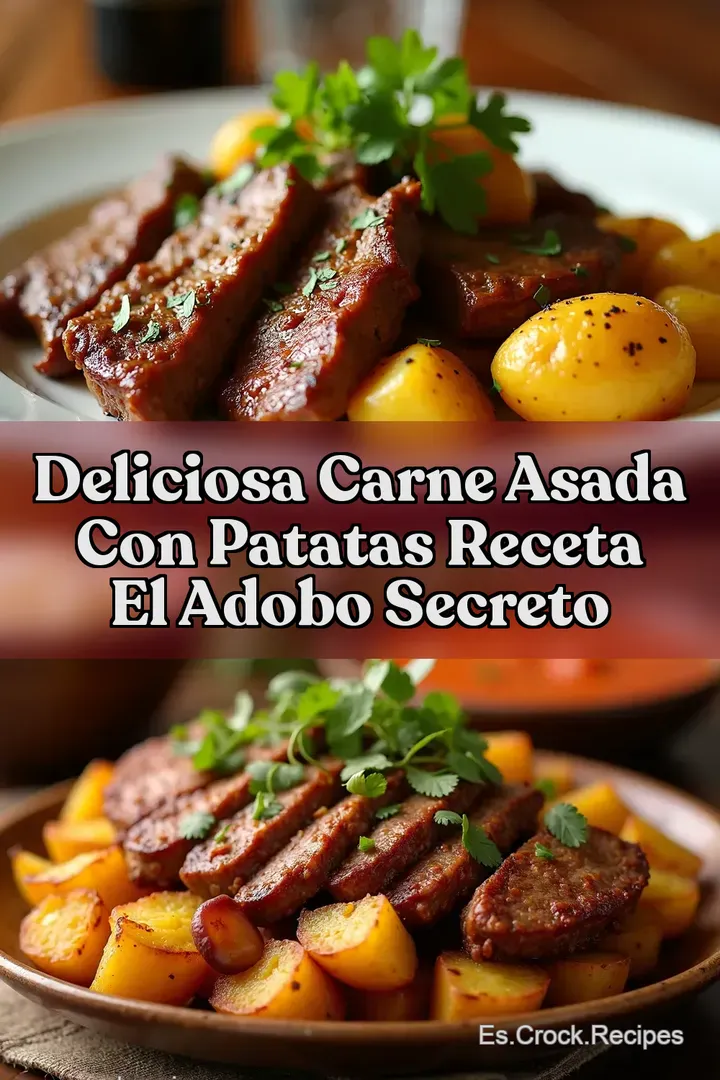 Deliciosa Carne Asada Con Patatas Receta El Adobo Secreto