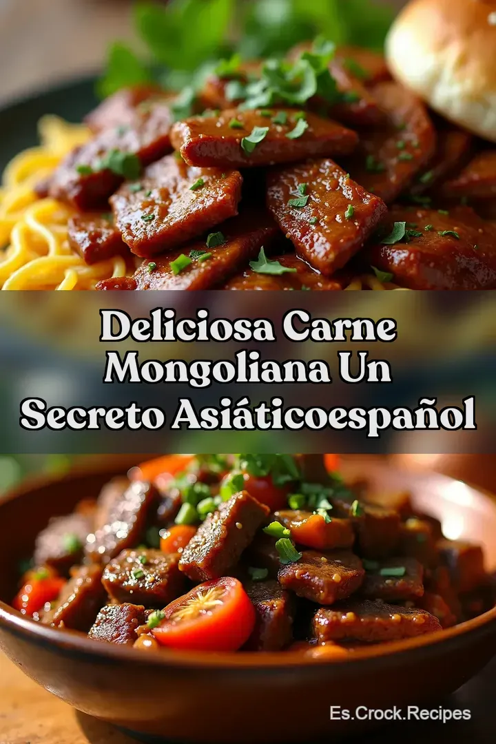 Deliciosa Carne Mongoliana Un Secreto Asi&aacute;ticoEspa&ntilde;ol