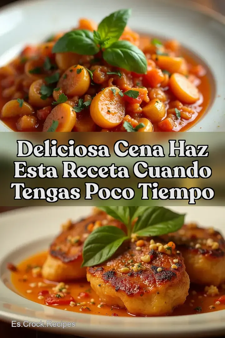 Deliciosa Cena HAZ ESTA RECETA CUANDO TENGAS Poco Tiempo