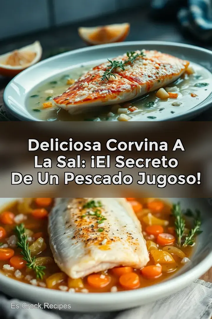 Deliciosa Corvina a la Sal: &iexcl;El Secreto de un Pescado Jugoso!