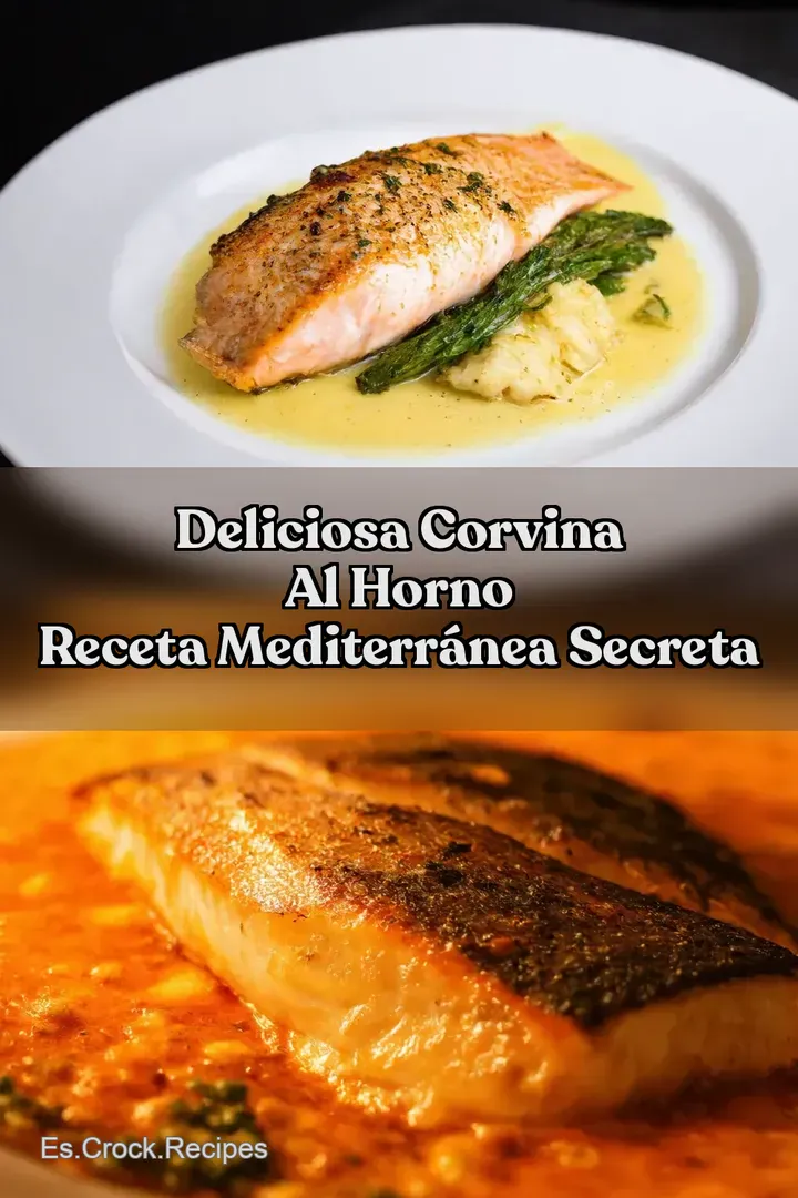 Deliciosa Corvina al Horno Receta Mediterr&aacute;nea Secreta