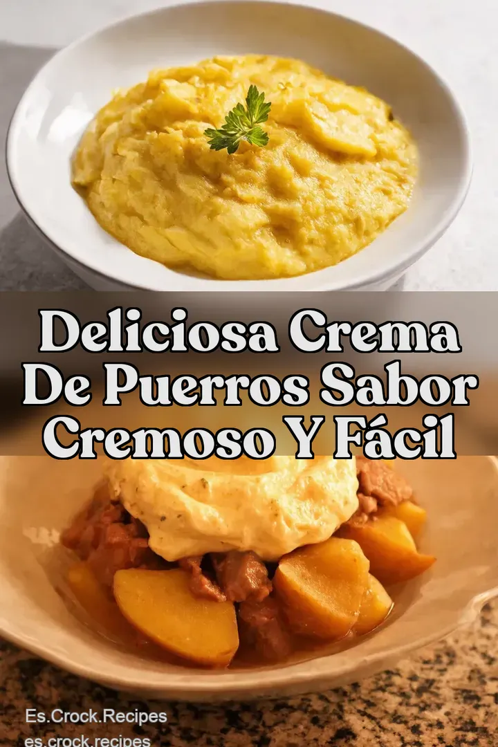 Deliciosa Crema de Puerros Sabor Cremoso y F&aacute;cil