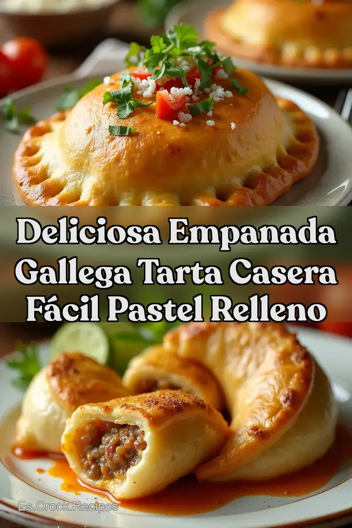 Deliciosa Empanada Gallega Tarta Casera F&aacute;cil Pastel Relleno
