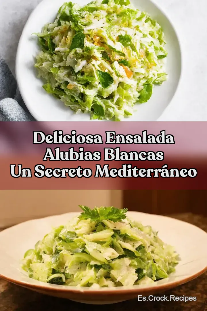 Deliciosa Ensalada Alubias Blancas Un Secreto Mediterr&aacute;neo