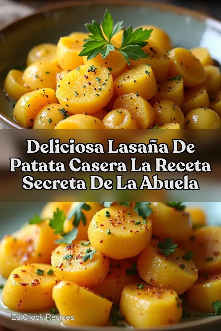 Deliciosa Lasa&ntilde;a de Patata Casera La Receta Secreta de la Abuela