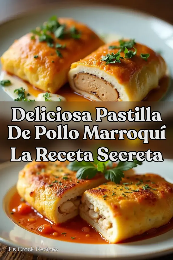 Deliciosa Pastilla de Pollo Marroqu&iacute; La Receta Secreta