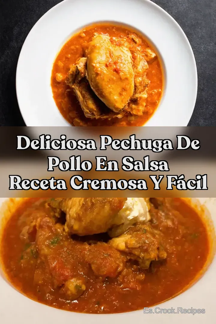Deliciosa Pechuga de Pollo en Salsa Receta Cremosa y F&aacute;cil