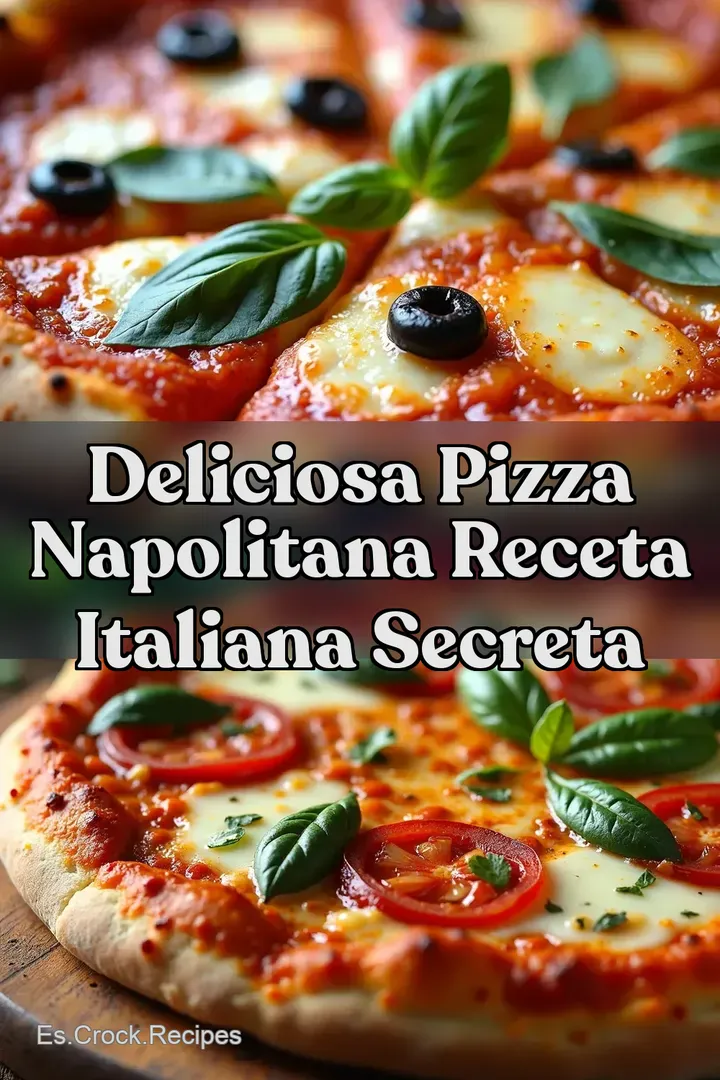Deliciosa Pizza Napolitana Receta Italiana Secreta