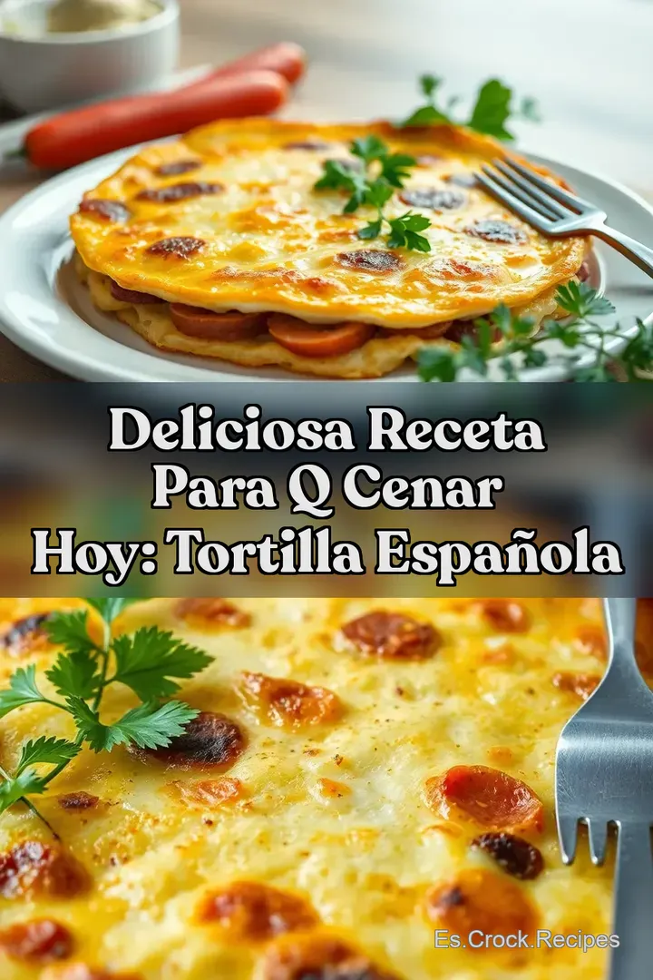 Deliciosa Receta para Q Cenar Hoy: Tortilla Espa&ntilde;ola