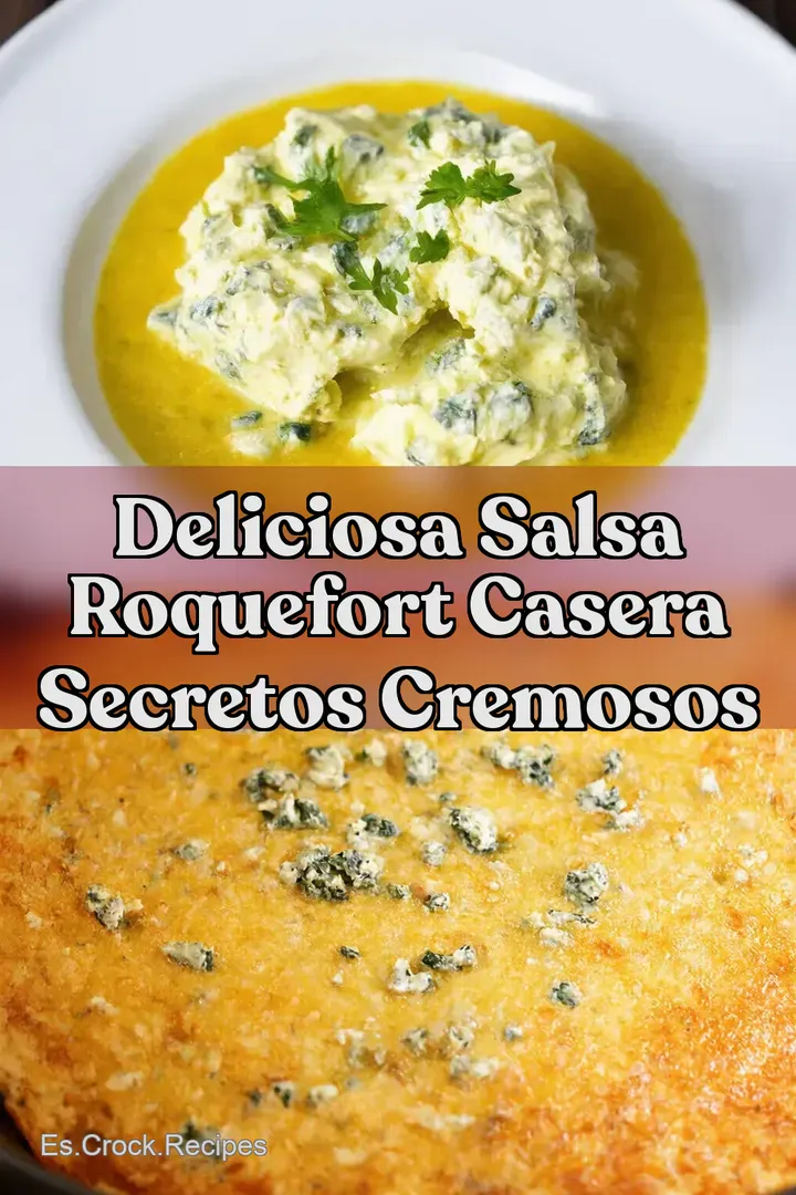 Deliciosa Salsa Roquefort Casera Secretos Cremosos