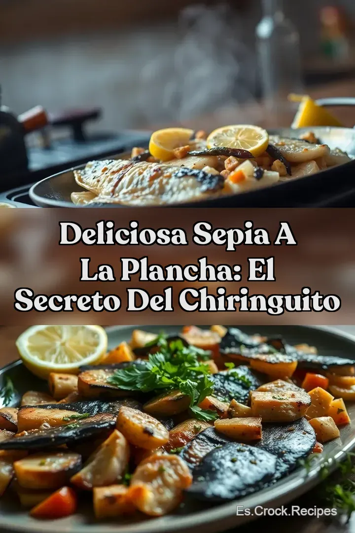 Deliciosa Sepia a la Plancha: El Secreto del Chiringuito