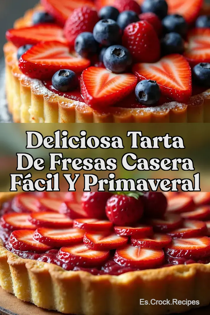 Deliciosa Tarta de Fresas Casera F&aacute;cil y Primaveral