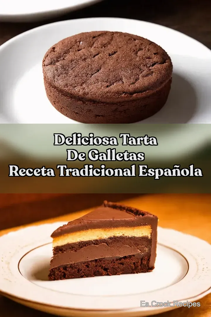 Deliciosa Tarta de Galletas Receta Tradicional Espa&ntilde;ola