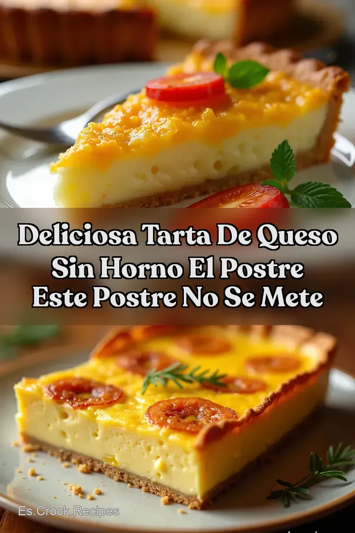 Deliciosa Tarta de Queso Sin Horno El Postre ESTE POSTRE NO SE METE