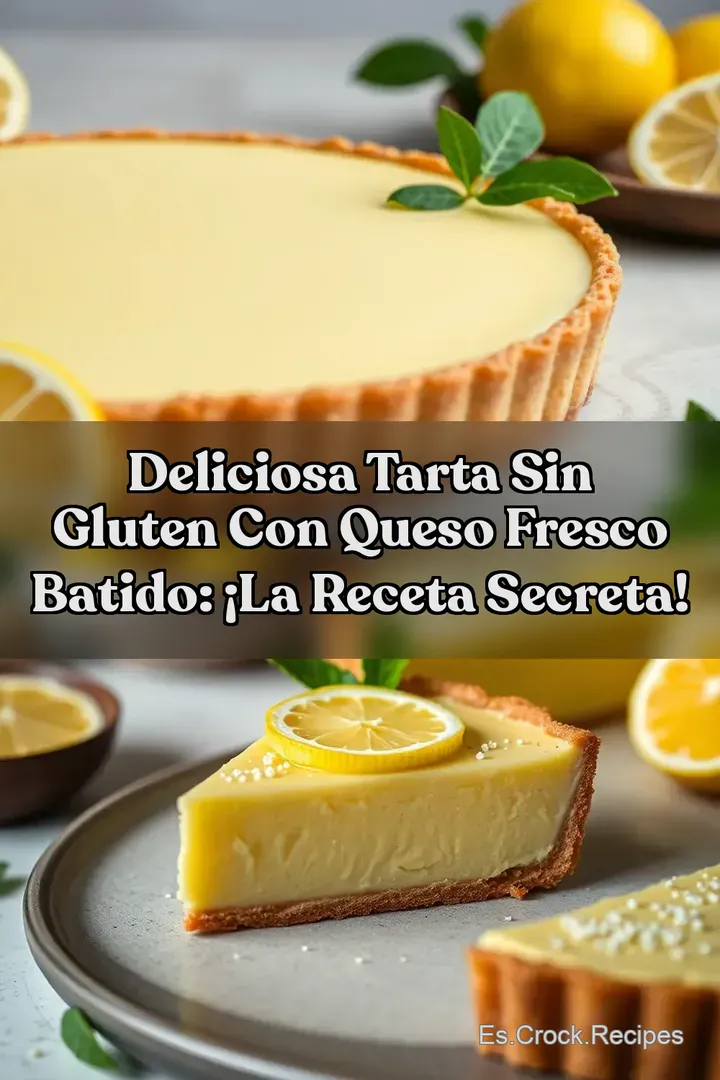 Deliciosa Tarta Sin Gluten con Queso Fresco Batido: &iexcl;La Receta Secreta!